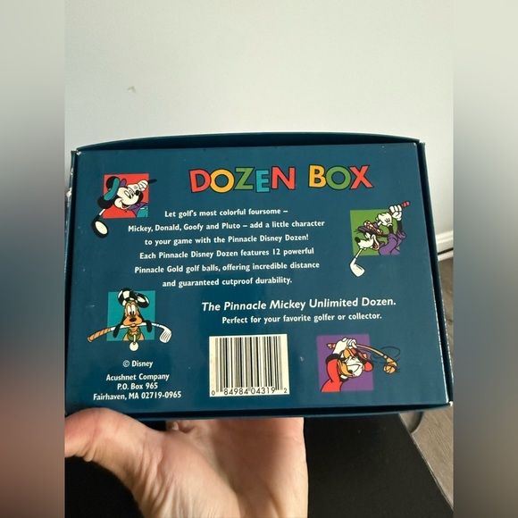 Disney Mickey Mouse Golf Bobble Head With Pinnacle Mickey And Friends Golf Balls - Picture 12 of 16